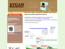 Tablet Screenshot of etuan.com.sg